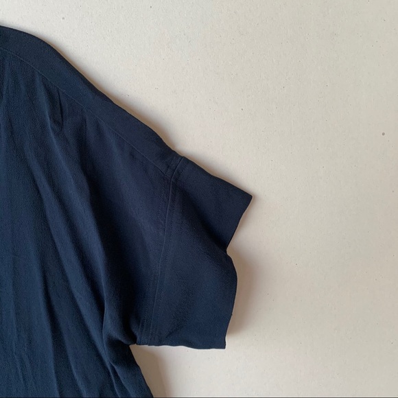 Madewell Novel Short Sleeve Shift Dress Navy sizeM - Picture 5 of 6